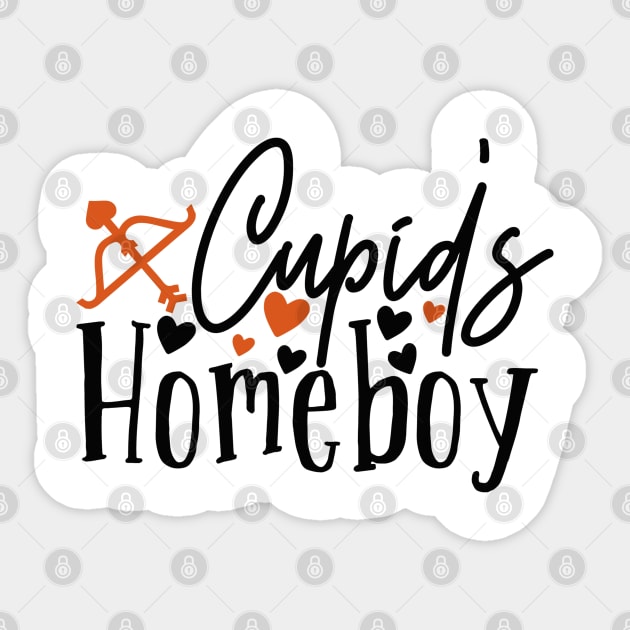 Cupid_s-homeboy-V2 Sticker by TEENIE DESIGN